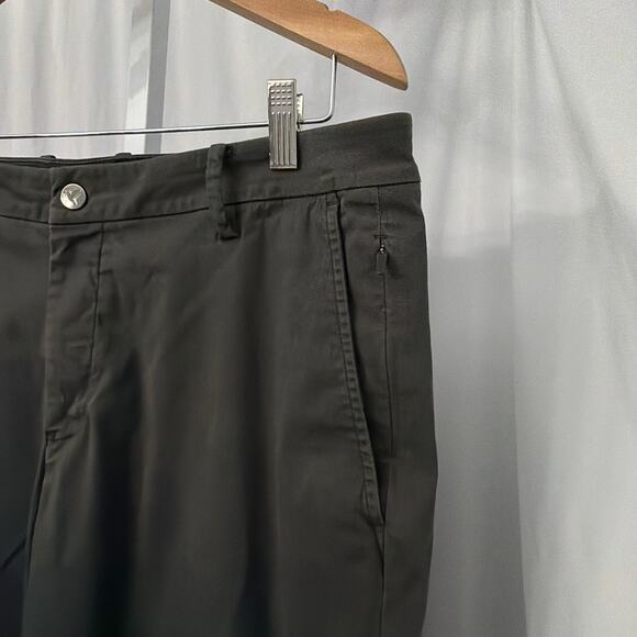 Bird Dogs Pants Mens 36 x 32 Gray Lined Performance Stretch Athletic Chino Golf - Picture 7 of 11